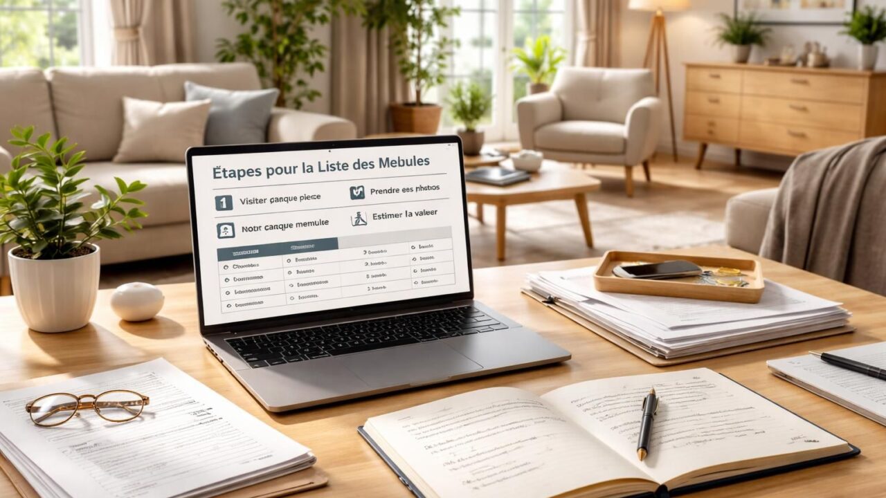 découvrez les étapes essentielles pour élaborer une liste des meubles meublants lors d'une succession, afin de simplifier le processus et éviter tout stress.