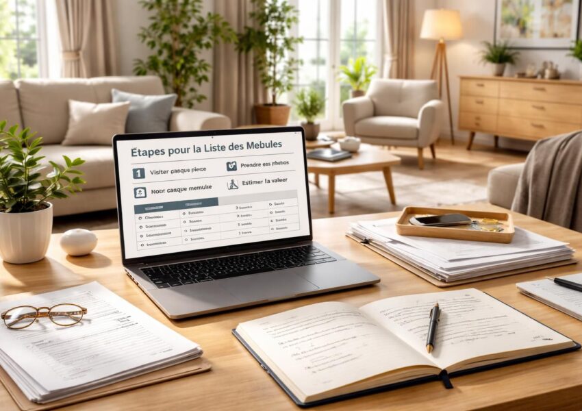 découvrez les étapes essentielles pour élaborer une liste des meubles meublants lors d'une succession, afin de simplifier le processus et éviter tout stress.