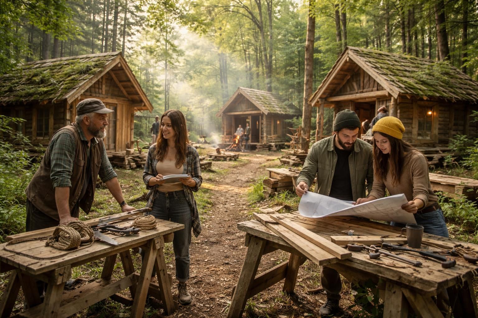 découvrez qui finance les cabanes dans les constructions sauvages à travers des témoignages authentiques de passionnés.