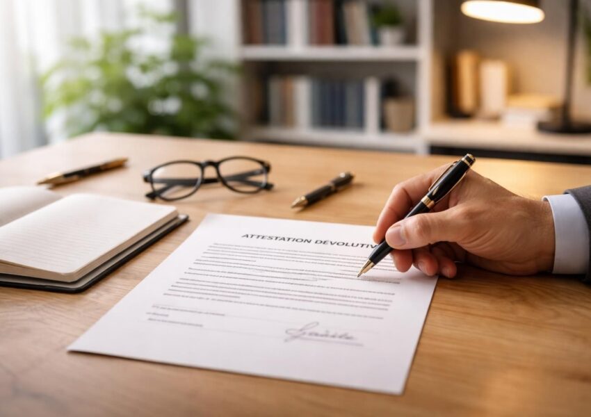 découvrez ce qu'est une attestation dévolutive et tout ce que vous devez savoir avant de signer ce document important. guide complet et conseils pratiques.