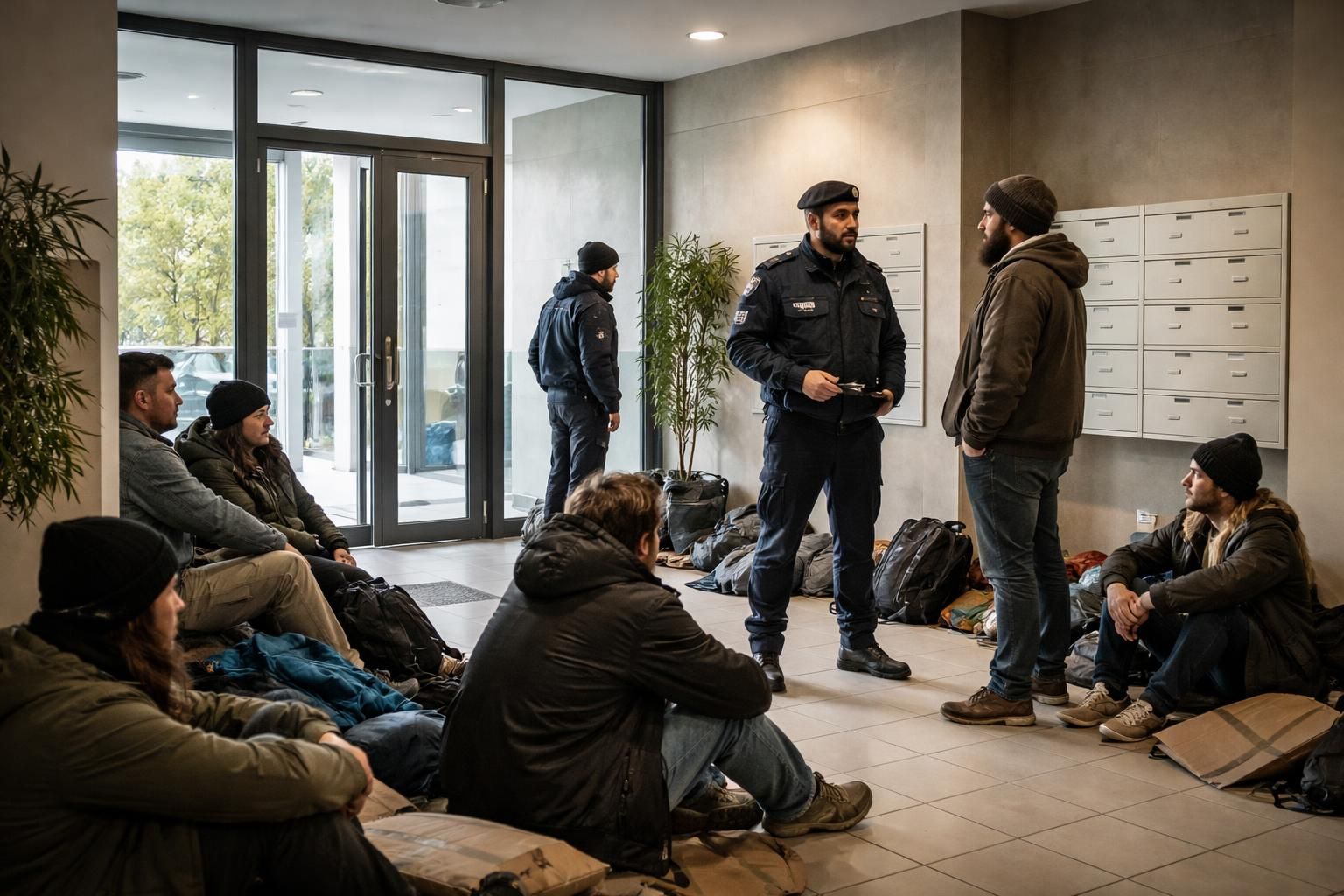 découvrez les conséquences juridiques de l'occupation du hall d'immeuble et les articles du code pénal essentiels à connaître pour éviter les sanctions.