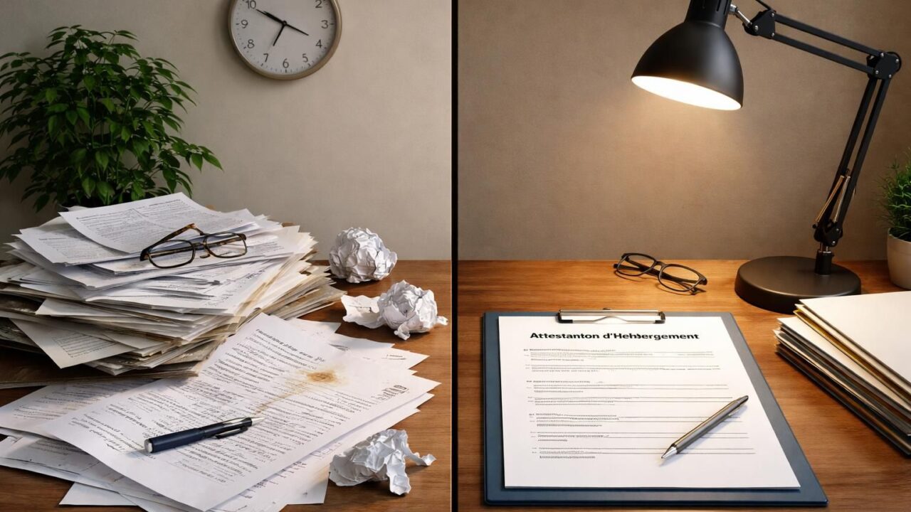 découvrez les erreurs courantes à éviter lors de la rédaction d'une attestation d'hébergement pour garantir un document clair, conforme et valide.